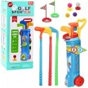 Lean Toys -golfsetti, kärryt, mailat, ulkopeli, 20 osaa. Lean Toys -golfsetti, kärryt, mailat, ulkopeli, 20 osaa.