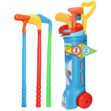 Lean Toys -golfsetti, kärryt, mailat, ulkopeli, 20 osaa. Lean Toys -golfsetti, kärryt, mailat, ulkopeli, 20 osaa.