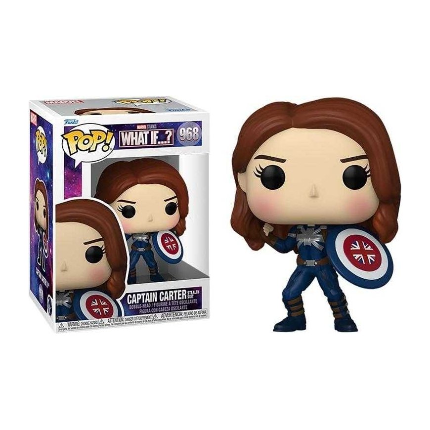 "Funko Pop Funko POP: Marvel What If" - Captain Carter (Secret Suit) – 2