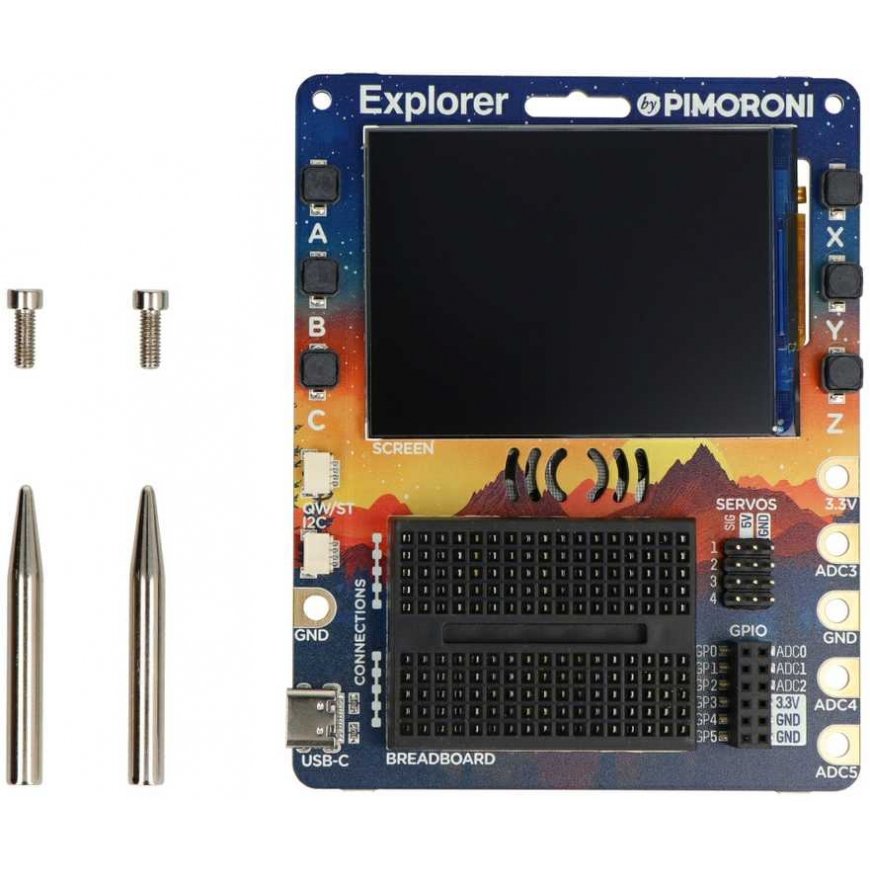 PiMoroni Explorer – expansion board with RP2350B and 2.8 inch LCD display – PiMoroni PIM720 – 4