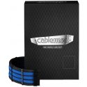 CableMod C-Series Pro ModMesh Sleeved 12V-2x6 12VHPWR Dual StealthSense Cable Kit for Corsair RMi, RMx (Black Label) - black/blu