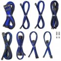 CableMod C-Series Pro ModMesh -sleeved 12V-2x6 12VHPWR Dual StealthSense -kaapelisarja Corsair RMi:lle, RMx:lle (musta etiketti)