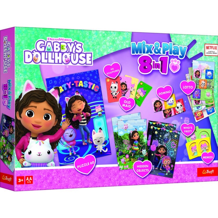 TREFL GABBY´S DOLLHOUSE 8in1 Mix&Play board