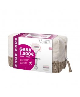 Gillette Venus Sugarberry Toiletry Bag Bora Bora Machine 2 Refills