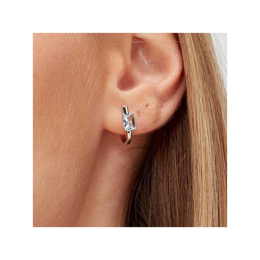 Brosway Silver Stud Earrings Fancy Cloud Light Blue FCL08 – 2