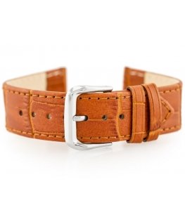 Pacific W41 leather watch strap - brown - 22mm