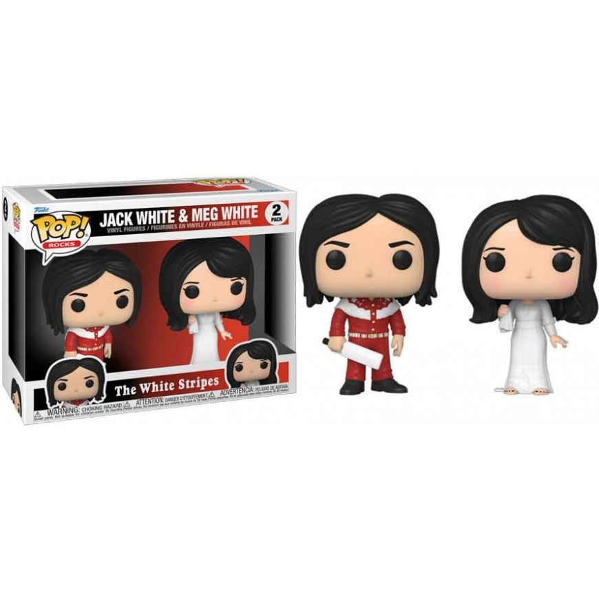 Funko POP pack 2 figures The White Stripes Jack White and Meg White
