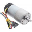 DC variklis 37Dx73L su 131:1 pavara 12V 76RPM + enkoderis CPR 64, Pololu 4756 DC variklis 37Dx73L su 131:1 pavara 12V 76RPM + enkoderis CPR 64, Pololu 4756