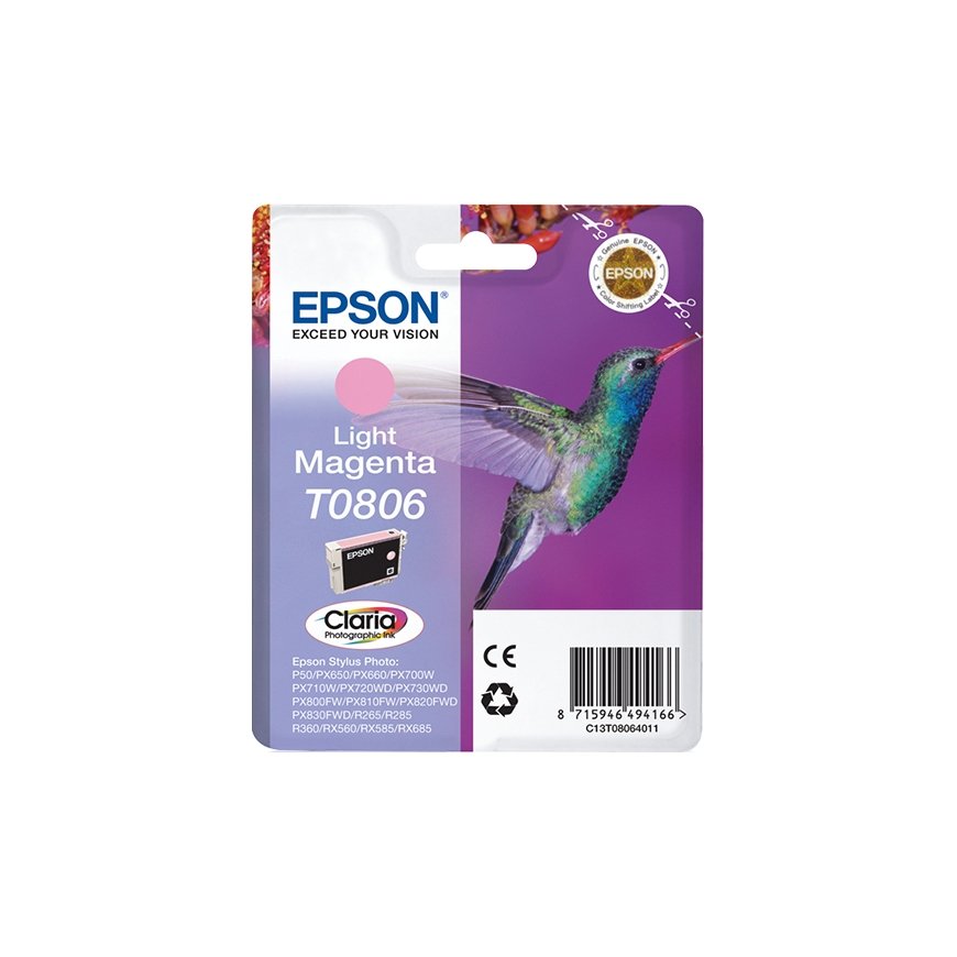 Epson Hummingbird Singlepack Light Magenta T0806