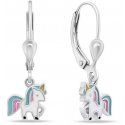 Brilio Silver Brilio Silver Playful silver earrings Unicorn EA919W