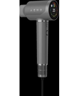 Aeno High Speed hiustenkuivaaja, harmaa, 220V-240V~50-60Hz, 1500W, ääniohjaus, ionisaattori, kosketusnäyttö, infrapunahoito, inf