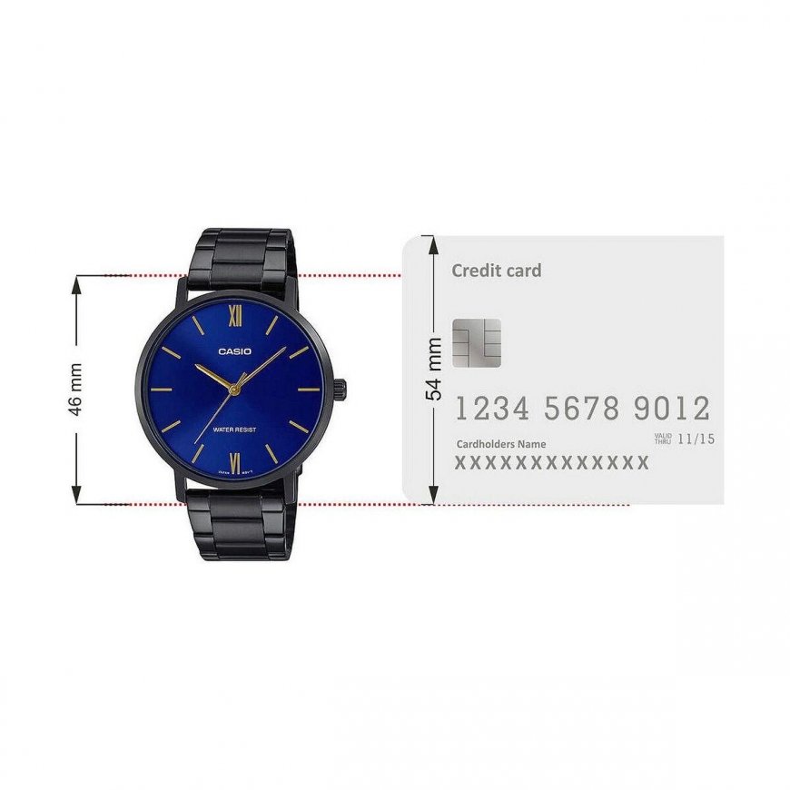 Men's watch Casio MTP-VT01B-2B + BOX – 3