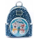 Loungefly Disney Snowman Mickey Minnie backpack 26cm Loungefly Disney Snowman Mickey Minnie backpack 26cm