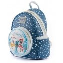 Loungefly Disney Snowman Mickey Minnie backpack 26cm Loungefly Disney Snowman Mickey Minnie backpack 26cm