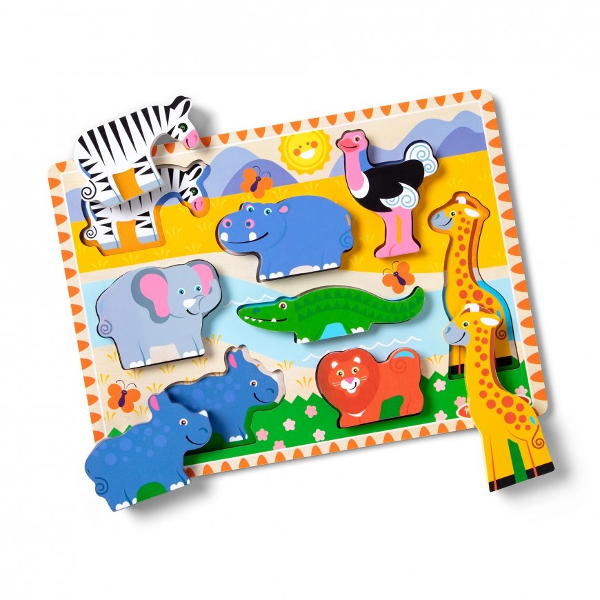 MELISSA & DOUG Dėlionė „Safaris“ – 2