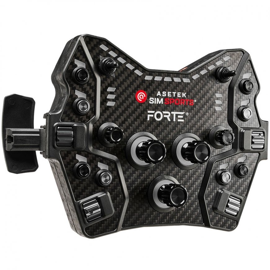 Asetek SimSports Forte GT Button Box V2 - juodas, oranžinis