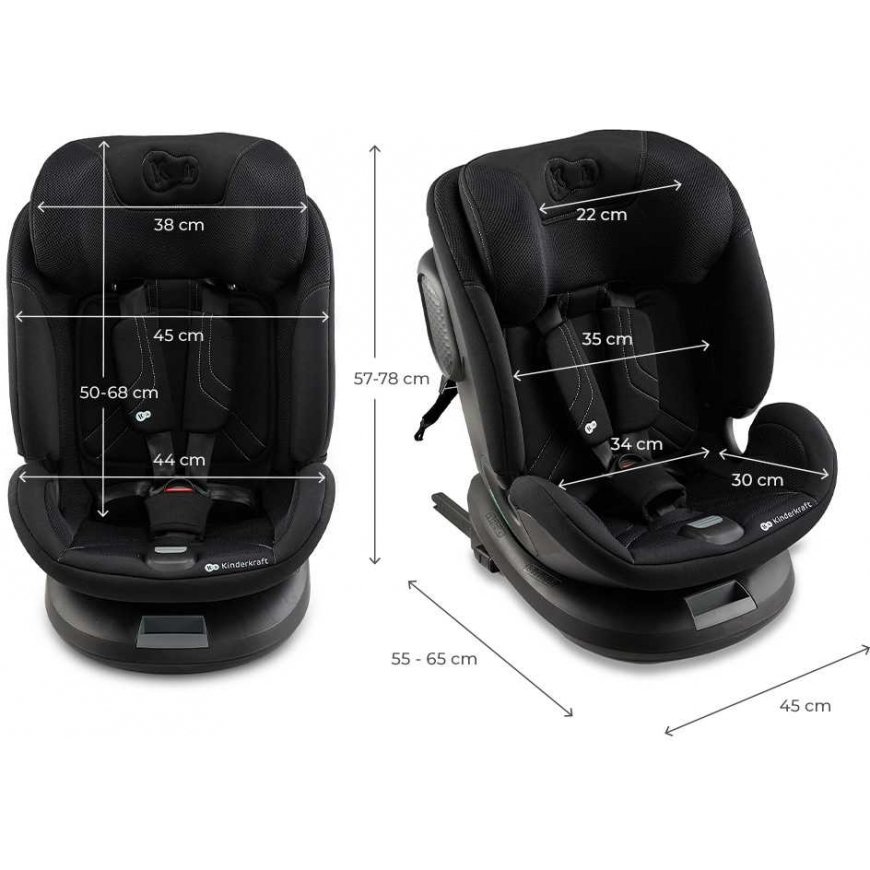 Kinderkraft KINDENKRAFT car seat 40-150 cm, XPEDITION 3 i-size, black, KCXPED03BLK0000 – 3
