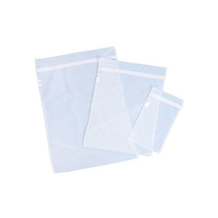 Maximex Laundry baskets, set of 3 mesh