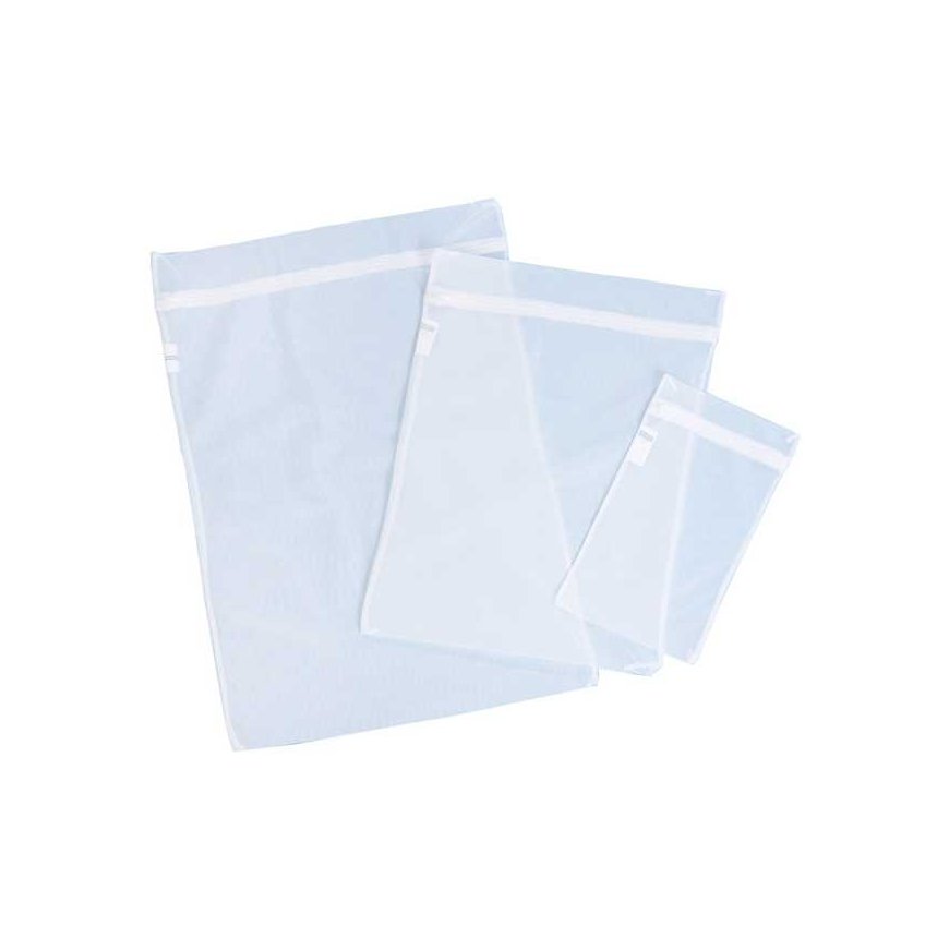 Maximex Laundry baskets, set of 3 mesh – 4