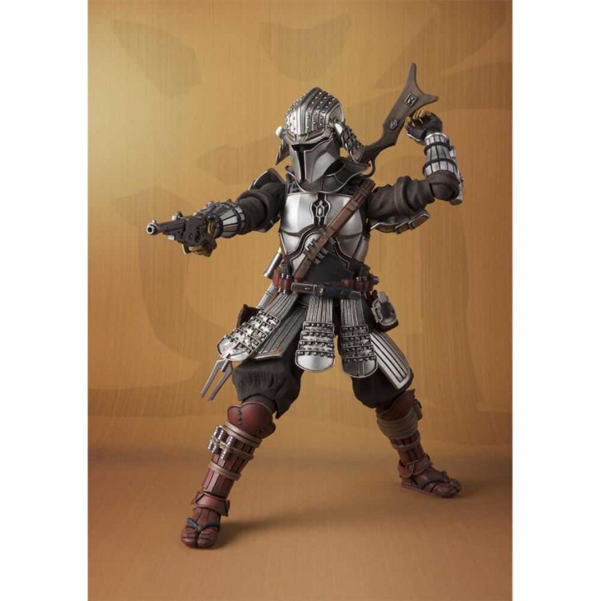 Tamashii Nations Star Wars Ronin Mandalorian Beskar -haarniska ja Grogu-figuuri 18cm – 5