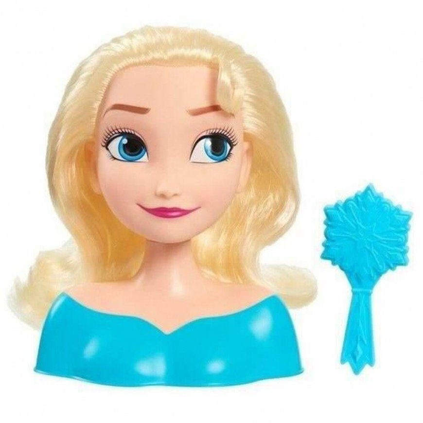 Disney Frozen Lėlė plaukų šukavimo ir formavimo galvutė Disney Princess Elsa Frozen + – 2