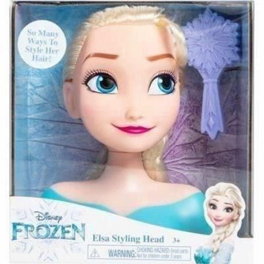 Disney Frozen Lėlė plaukų šukavimo ir formavimo galvutė Disney Princess Elsa Frozen + – 3
