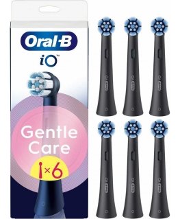 Oral-B iO Gentle Care harjaspää, 6 kpl, musta