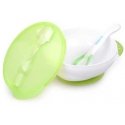 Kidsme kulho tai piesucekni capu un thermokarotīti Lime no 9 mēn. 9832LI