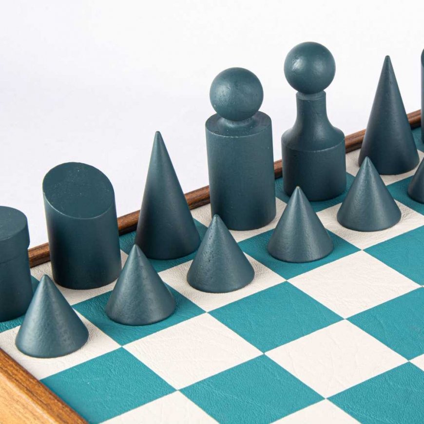 Manopoulos Bauhaus Style Chess Set 40x40cm With Pieces – 5