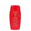 Apivita BEE SUN SAFE INVISIBLE FACIAL FLUID DRY TOUCH SPF 50 A non-greasy sunscreen 50 ml Apivita BEE SUN SAFE INVISIBLE FACIAL FLUID DRY TOUCH SPF 50 A non-greasy sunscreen 50 ml