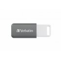 Verbatim V DataBar USB atmintukas 128 GB USB A tipo 2.0 Pilka Verbatim V DataBar USB atmintukas 128 GB USB A tipo 2.0 Pilka
