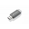 Verbatim V DataBar USB atmintukas 128 GB USB A tipo 2.0 Pilka Verbatim V DataBar USB atmintukas 128 GB USB A tipo 2.0 Pilka