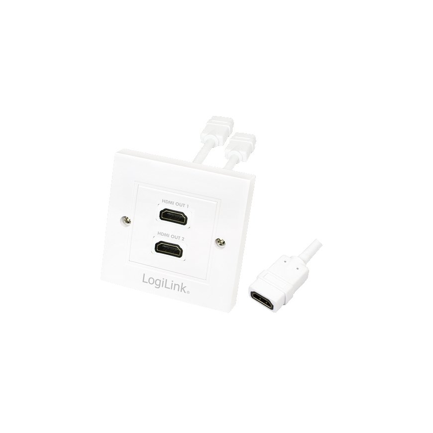 LogiLink AH0015 HDMI-kaapeli HDMI-tyyppi A (vakio) Valkoinen