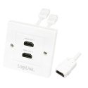 LogiLink AH0015 HDMI kabelis HDMI Type A (Standard) Balts LogiLink AH0015 HDMI kabelis HDMI Type A (Standard) Balts