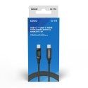 Savio USB-C - USB-C cable with display CL-174 1 m black USB-kaabel USB 3.2 Gen 1 (3.1 Gen 1) USB C M Savio USB-C - USB-C cable with display CL-174 1 m black USB-kaabel USB 3.2 Gen 1 (3.1 Gen 1) USB C M