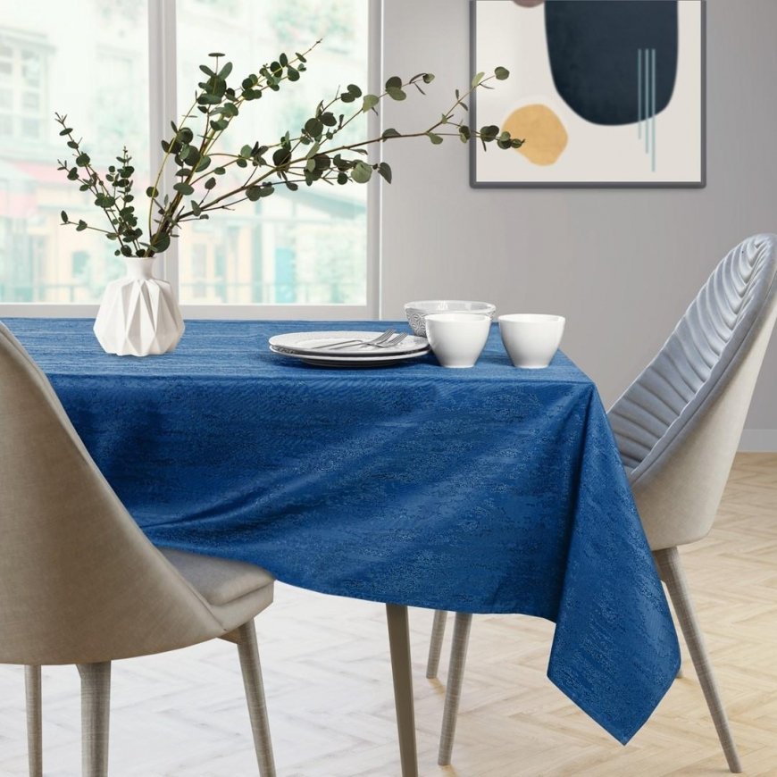 AmeliaHome Tablecloth Vesta indigo 110x160 – 3
