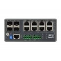 LevelOne TURING 12-Port L3 Lite Managed Gigabit Industrial Switch, 8 PoE Outputs, 240W, 802.3at/af P LevelOne TURING 12-Port L3 Lite Managed Gigabit Industrial Switch, 8 PoE Outputs, 240W, 802.3at/af P