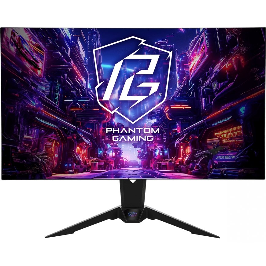 Asrock PGO32UFS monitori 80 cm (31.5") 3840 x 2160 pikseļi 4K Ultra HD OLED Melns