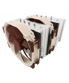 Noctua NH-D15 computer cooling system Processor Cooler 14 cm Beige, Brown, Steel