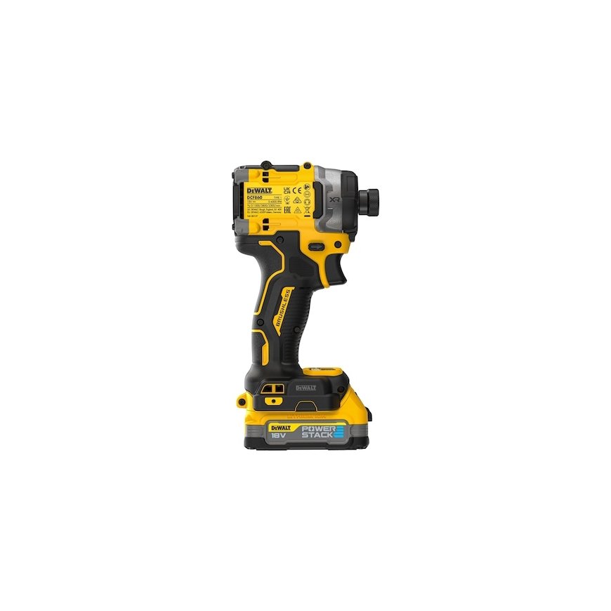 DeWALT DCF860E2T-QW elektriskais skrūvgriezis un trieciena urbjmašīna 3800 RPM Melns, Dzeltens – 4