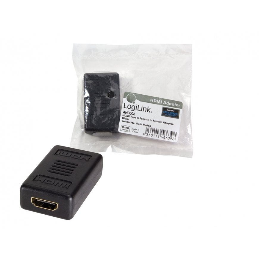 LogiLink HDMI Adapter Juoda