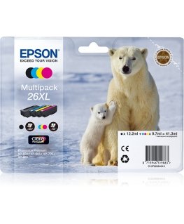 Epson Polar bear Multipack 4-colours 26XL Claria Premium Ink