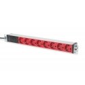 Digitus aluminum outlet strip with pre-fuse, 8 safety outlets, 2 m supply IEC C14 plug Digitus aluminum outlet strip with pre-fuse, 8 safety outlets, 2 m supply IEC C14 plug