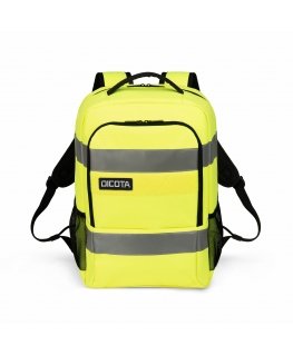 DICOTA P20471-17 backpack Rucksack Black, Grey, Yellow Recycled polyethylene terephthalate (rPET)