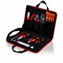 Knipex 00 21 11 tööriistakott ja -karp Must, Punane Polüester