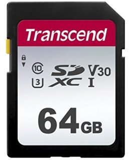 Transcend TS64GSDC300S mälukaart 64 GB SDXC NAND Klass 10