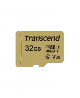 Transcend TS32GUSD500S atminties kortelė 32 GB MicroSDHC UHS-I Klasės 10