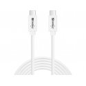 Sandberg 136-54 USB-kaapeli USB 3.2 Gen 2 (3.1 Gen 2) 2 m USB C Valkoinen Sandberg 136-54 USB-kaapeli USB 3.2 Gen 2 (3.1 Gen 2) 2 m USB C Valkoinen