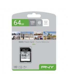 PNY Elite 64 GB SDXC UHS-I Class 10