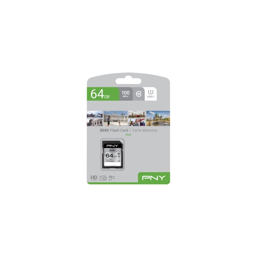 PNY Elite 64 GB SDXC UHS-I Class 10